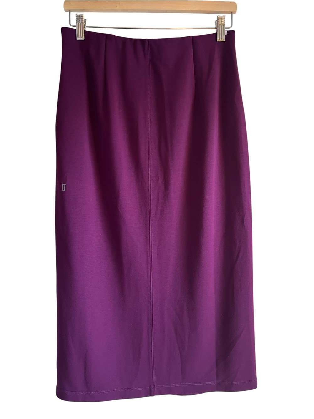 NWT Kit & Ace Serenity double knit midi pencil skirt with front slit & stretch - Picture 8 of 14